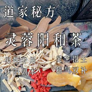 【道家回阳秘方·灵苁阳和茶】灵芝肉苁蓉黄精党参太子参枸杞子